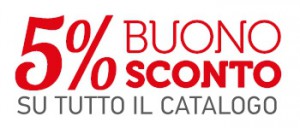 Codice Sconto promozionale del 5% – vai all’offerta Offerte e Promozioni