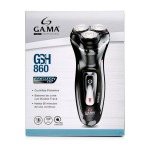 RASOIO GAMA GSH 860 OFFRE UNA RASATURA FACILE E CONFORTEVOLE GRAZIE ALLE TESTINE OSCILLANTI E AL DOPPIO SISTEMA DI TAGLIO. DA UTILIZZARE CON O SENZA FILO