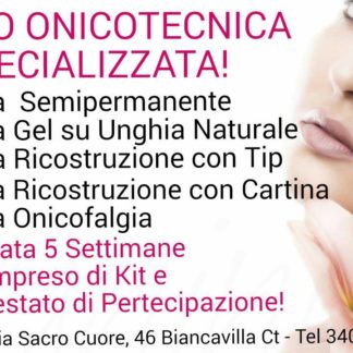 CORSO ONICOTECNICA SPECIALIZZATA