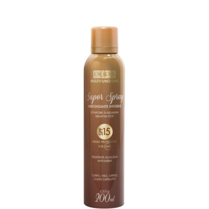 PUPA SUPER SPRAY ABBRONZANTE INVISIBILE SPF15 200ML