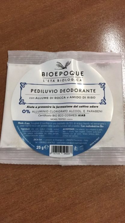 BIOPOQUE PEDILUVIO DEODORANTE 25 g