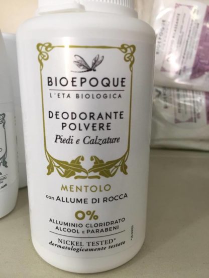 BIOEPOQUE DEODORANTE IN POLVERE AL MENTOLO