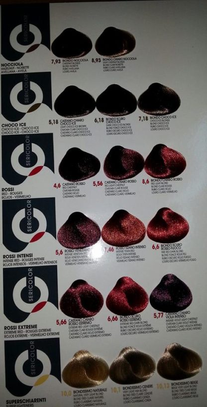 SERICOLOR CREMA COLORANTE N 5.56 CASTANO CHIARO ROSSO