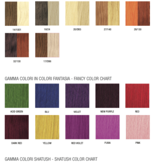 CHERATINA - CAPELLI LISCI 20 PEZZI 60 CM N 32/130