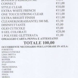 CORSO GRATIS PERFEZIONAMENTO TECNICA 2° LIVELLO