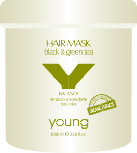 MASCHERA YOUNG THE VERDE E THE NERO DOPO COLORE 1000 ML