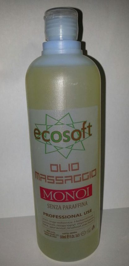 OLIO MASSAGGIO MONOI SENZA PARAFFINA 500 ML