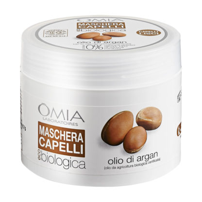 MASCHERA CAPELLI OLIO DI ARGAN BIOLOGICA OMIA