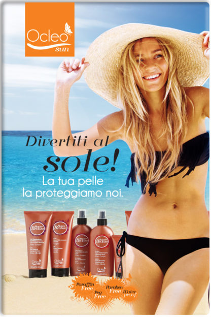 OCLEO' SOLARI - CREMA ABBRONZANTE VISO CORPO WATER PROOF SPF 10 - 200 ML