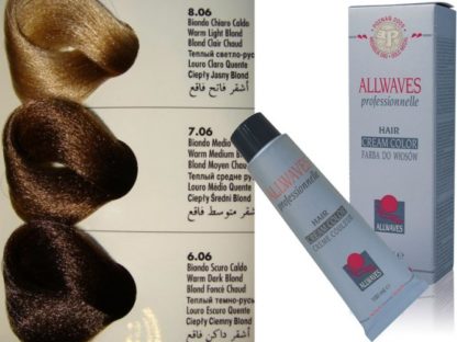 ALLWAVES Crema colorante 100ml Caldi 8,06 biondo chiaro caldo