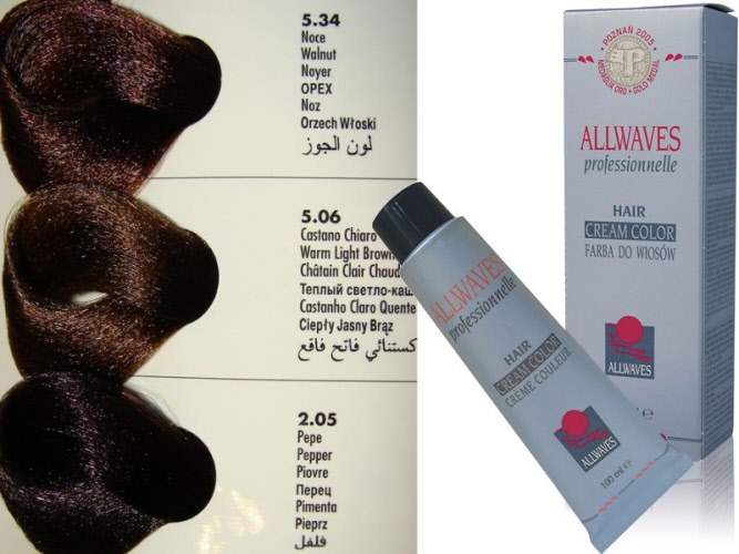 ALLWAVES Crema colorante 100ml Caldi 5,34 noce 1 ALLWAVES Crema colorante 100ml Caldi 5,34 noce