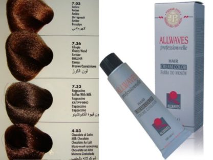 ALLWAVES Crema colorante 100ml Castani 7,03 ambra