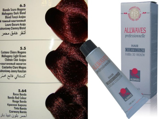 ALLWAVES Crema colorante 100ml Mogano 6,5 biondo scuro mogano