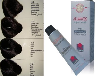 ALLWAVES Crema colorante 100ml Naturali 4,0 castano medio