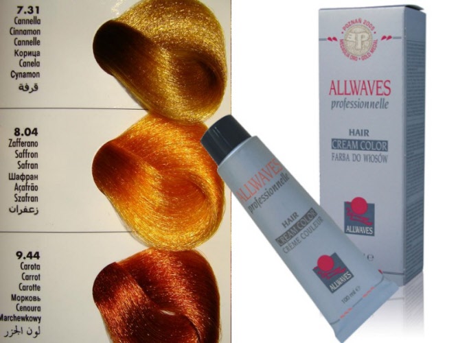 ALLWAVES Crema colorante 100ml Ramati 7,31 cannella