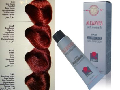 ALLWAVES Crema colorante 100ml Rossi 7,53 rosso tiziano porpora