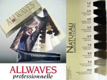 ALLWAVES Crema colorante senza ammoniaca 100ml Naturali 4,0 castano medio