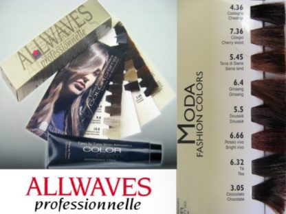 ALLWAVES Crema colorante senza ammoniaca 100ml Moda 7,36 ciliegio