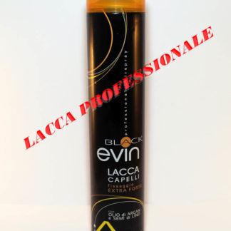 LACCA Per CAPELLI BLACK EVIN USO PROFESSIONALE Fissaggio EXTRA FORTE 750 ML