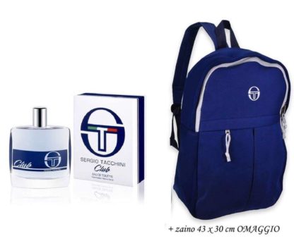 SERGIO TACCHINI CLUB UOMO 100 ML + ZAINO IN OMAGGIO