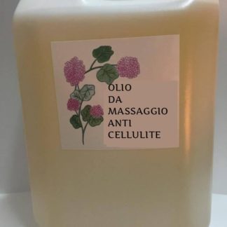 OLIO MASSAGGIO ANTI CELLULITE 5 LITRI